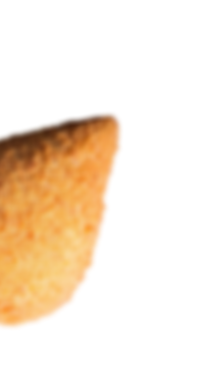 foto de coxinha desfocada